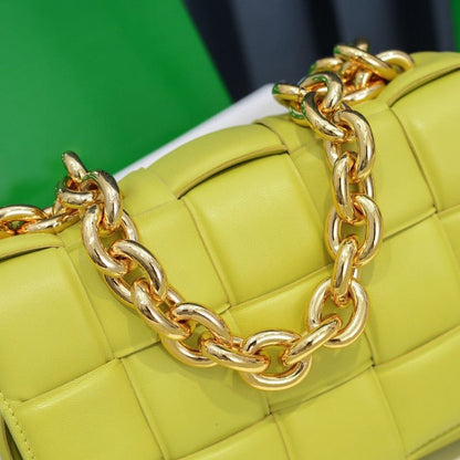 ESMEE - Cassette Shoulder Chain Bag Lime