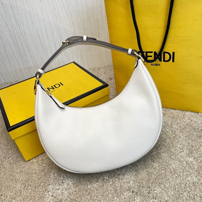 ESMEE - Fendigraphy Hobo Bag White