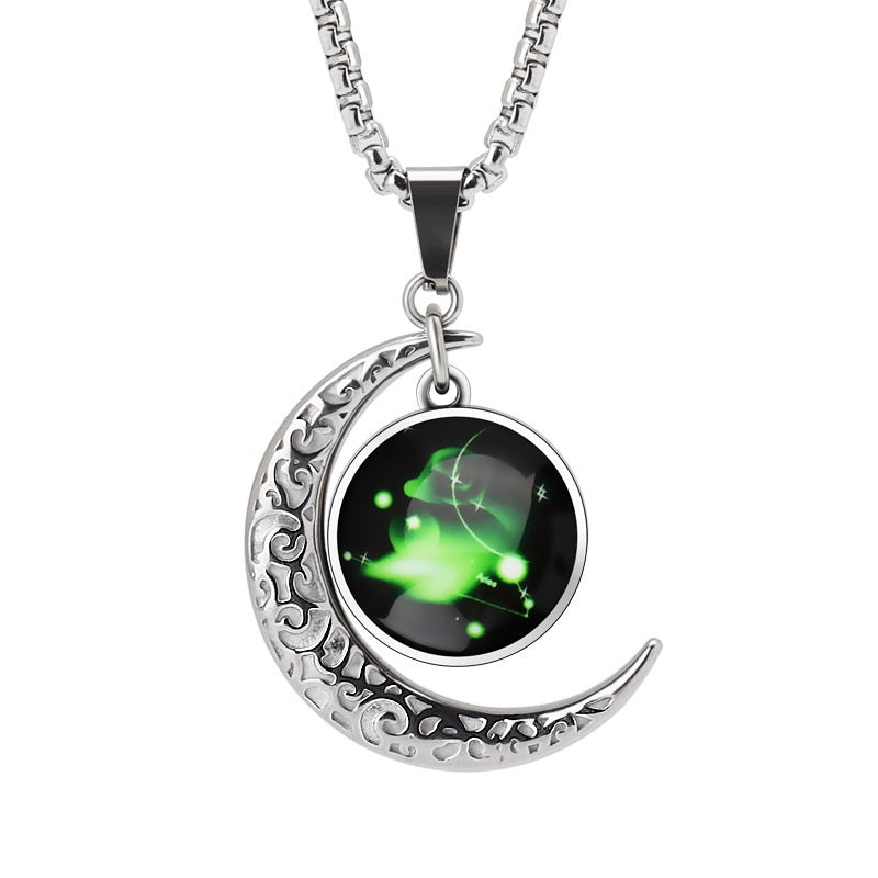 Zodiac Glow-in-the-Dark Pendant