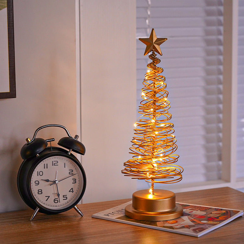 LED Christmas Tree Spiral Table Lamp