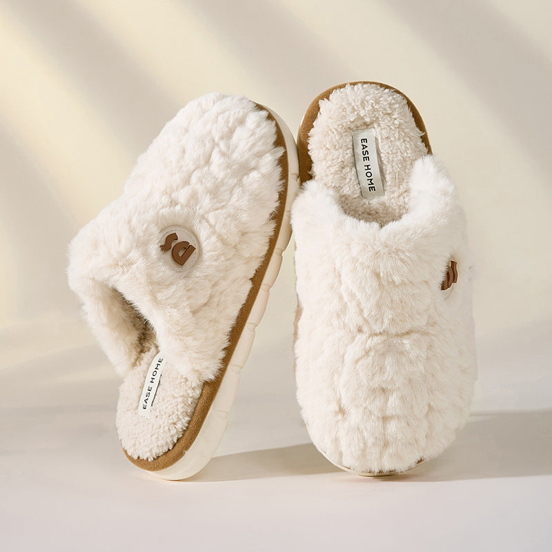 Thick-Soled, Non-Slip Fluffy House Shoes