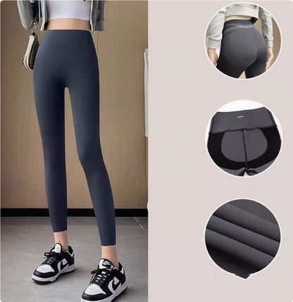 Lamb Fleece-Lined High-Waist Leggings