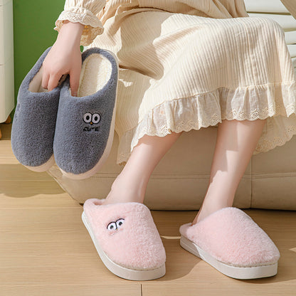 Big-Eyes Winter Slippers for Couples