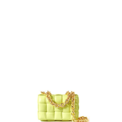 ESMEE - Cassette Shoulder Chain Bag Lime