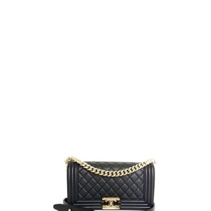 ESMEE - Boy Shoulder Bag Gold-Color Hardware