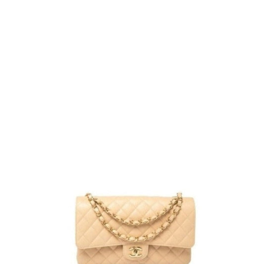 ESMEE - Caviar Jumbo Shoulder Bag Beige