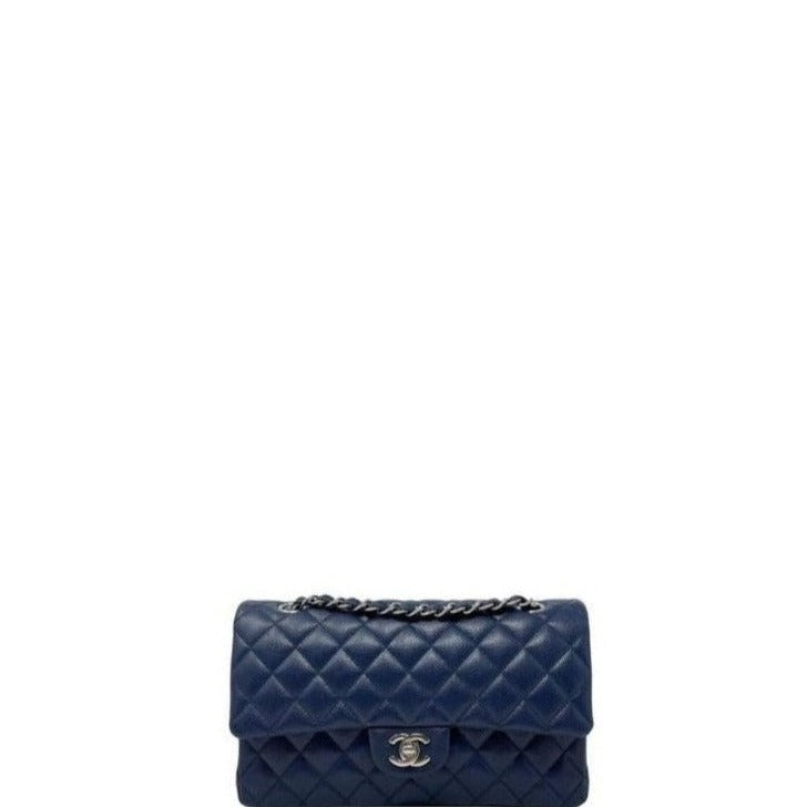 ESMEE - Caviar Jumbo Shoulder Bag Blue