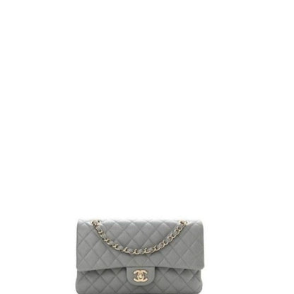 ESMEE - Caviar Classic Double Flap Bag Grey