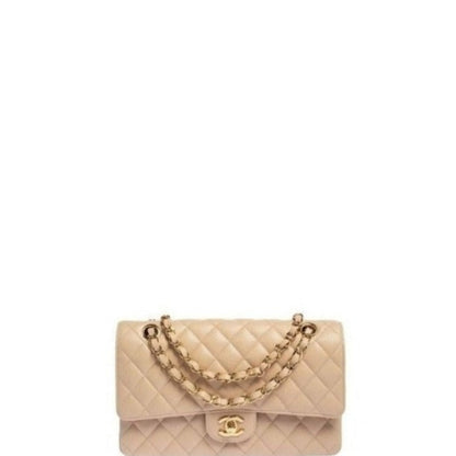 ESMEE - Caviar Jumbo Shoulder Bag Beige