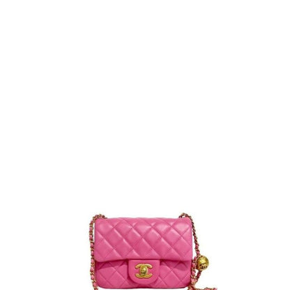 ESMEE - Classic Mini  Flap Bag  Rosy Pink