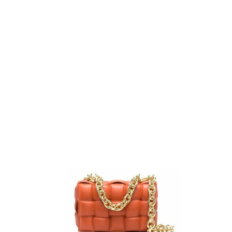 ESMEE - Cassette Shoulder Chain Bag Camel