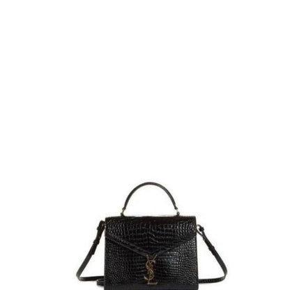 ESMEE - Cassandra Medium Top Handle Bag Black Croc