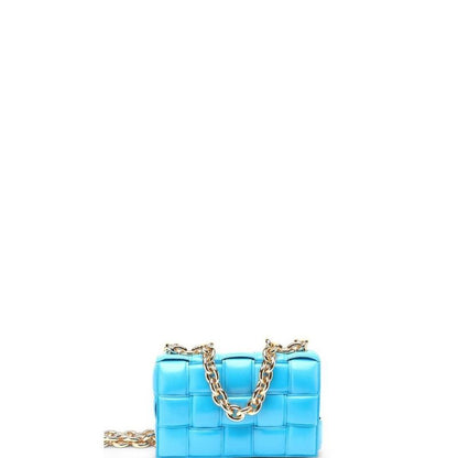 ESMEE - Cassette Shoulder Chain Bag Sky Blue