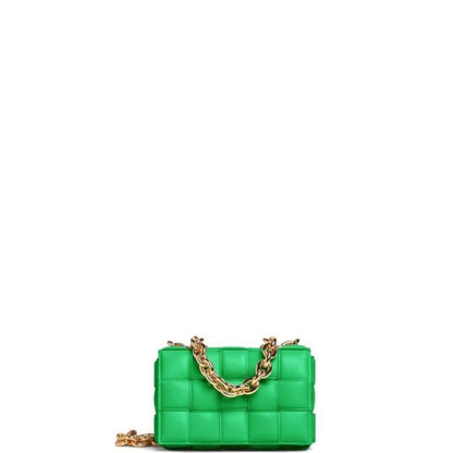 ESMEE - Cassette Shoulder Chain Bag Green