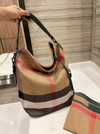 ESMEE - Ashby Multicolor Canvas Leather Bag