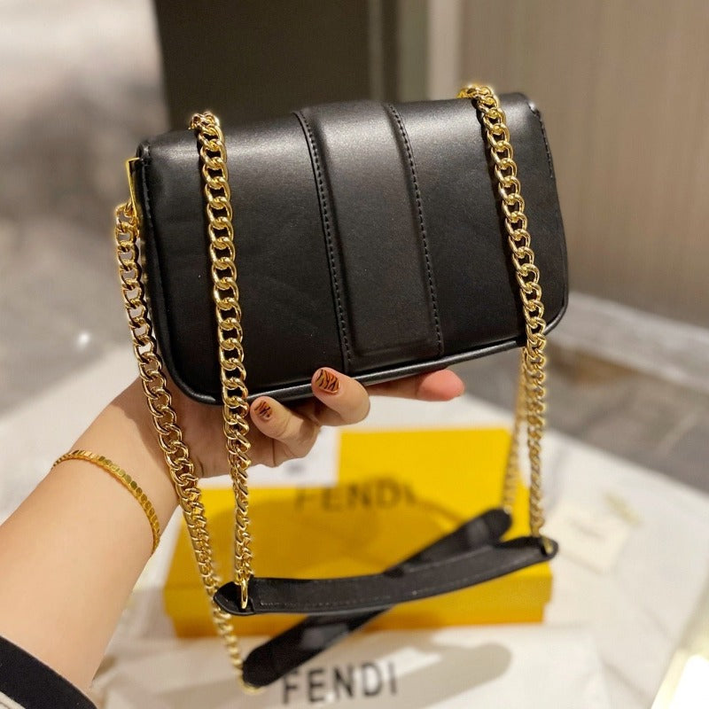 ESMEE - Baguette Mini Chain Shoulder Bag Black