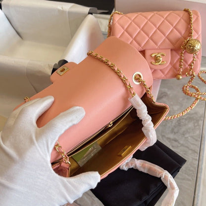 ESMEE - Classic Mini Flap Bag Peach