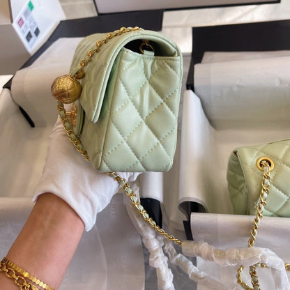 ESMEE - Classic Mini Flap Bag Light Green