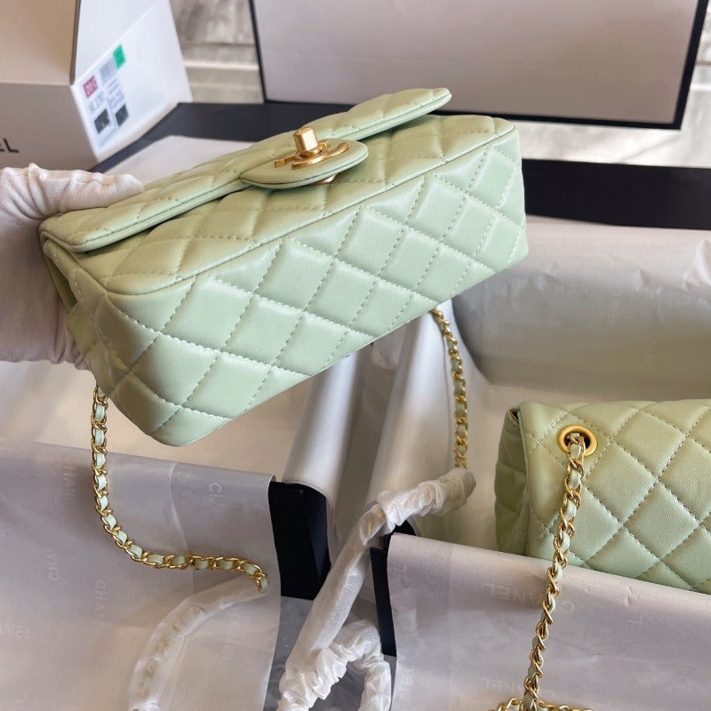 ESMEE - Classic Mini Flap Bag Light Green