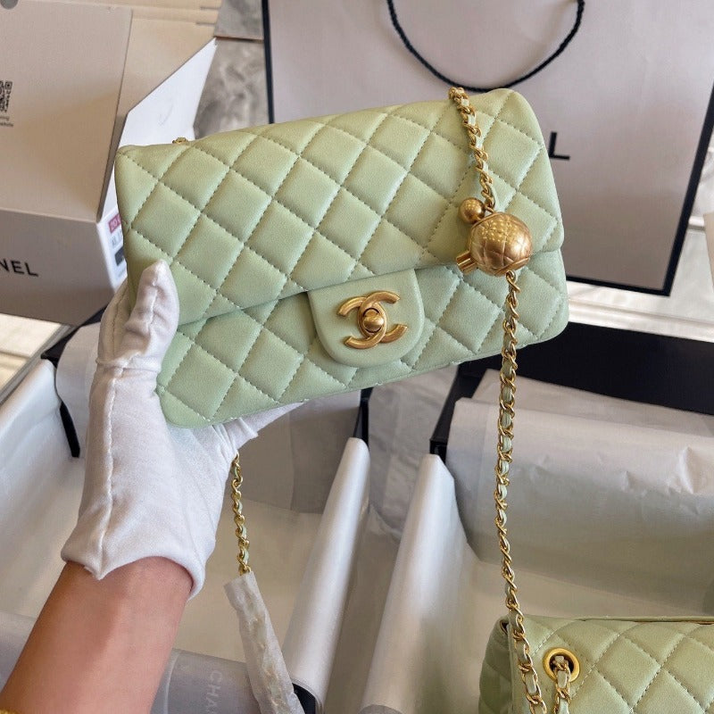 ESMEE - Classic Mini Flap Bag Light Green