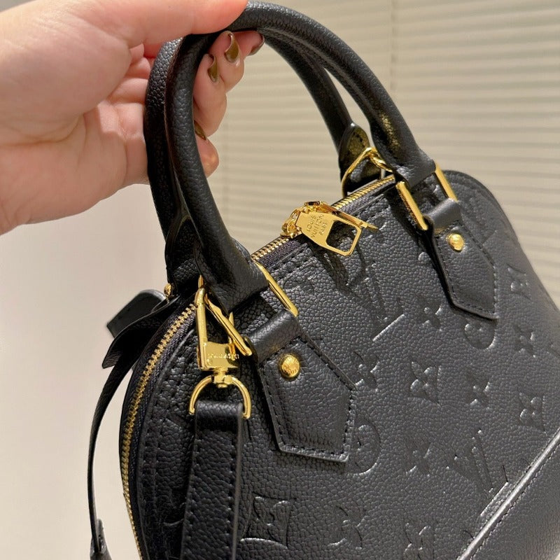 ESMEE - Alma BB Monogram Bag Black