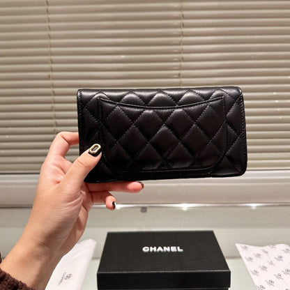 ESMEE - CC Bifold Long Wallet Black