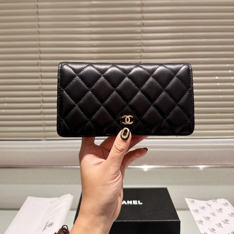 ESMEE - CC Bifold Long Wallet Black