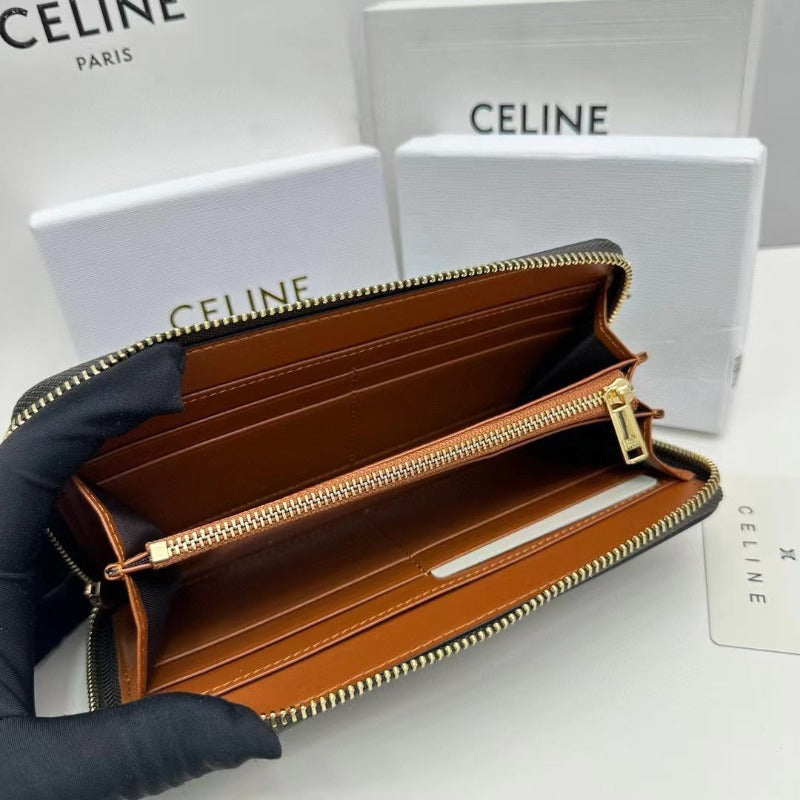 ESMEE - Canvas Triomphe Logo Long Wallet