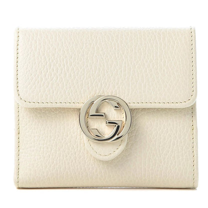 Elegant Ivory Leather Bifold Wallet