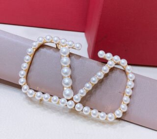 vlogo Pearls belt nude3