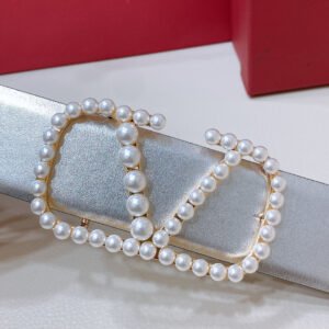 vlogo Pearls belt silver3